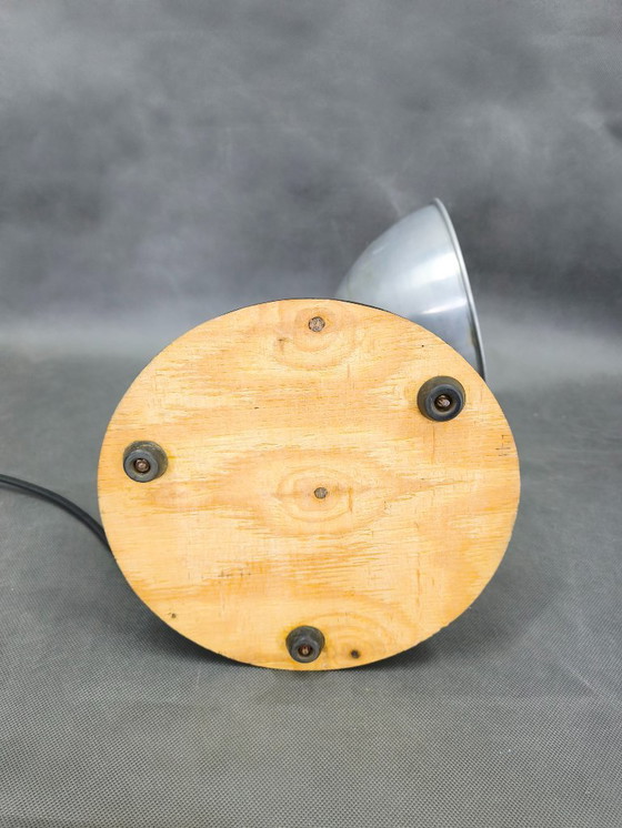 Image 1 of Industriële tafellamp uit de jaren 1940, gemaakt van aluminium, Tsjechoslowakije