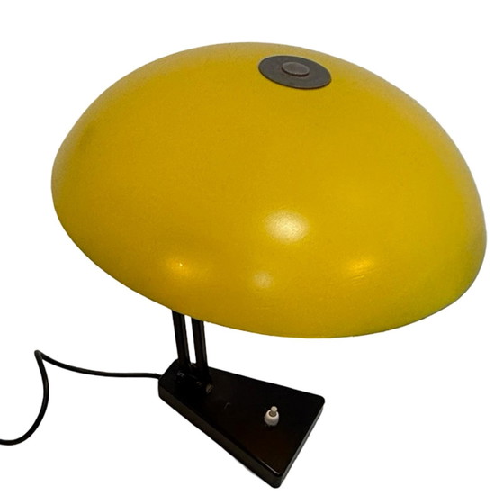 Image 1 of Hala Zeist - Lampada da scrivania modello 145 - Base nera e paralume giallo
