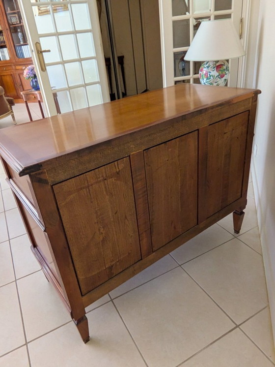 Cherry Wood Chest of Drawers with 3 Drawers - Very Good Condition (photo 5 of 5)