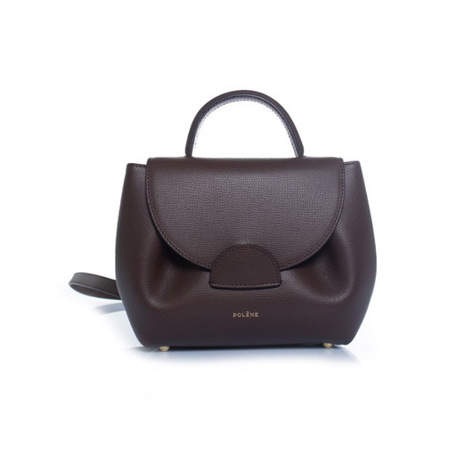 Polène, Numero Un Nano Tasche aus strukturiertem Leder – top handle tassen, Calfskin