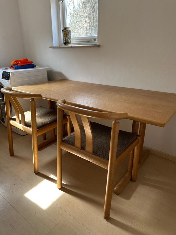 Image 1 of Eetkamertafel en 4 stoelen