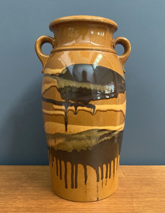 Image 1 of Xl Scheurich vase brown model 220-44 1970s