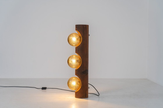 Image 1 of Sculptural floor lamp by Temde Leuchten (Switzerland, 1970s).