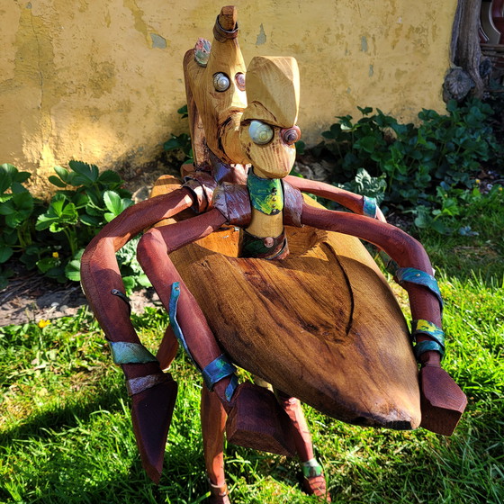 Image 1 of Obra de arte en madera - Criaturas de barco