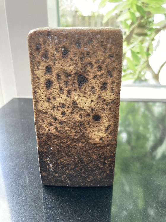 Image 1 of Beautiful block vase by Vest Ceramics - from Woerden