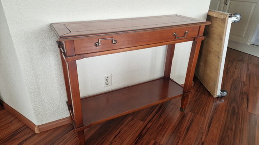 Guerra Vanni console table, brown wood