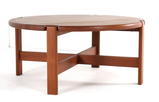 Niels Bach salontafel vintage Deens massief teak