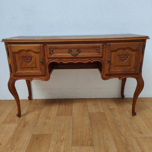 Vintage Landelijke sidetable bureau kaptafel tv-meubel  