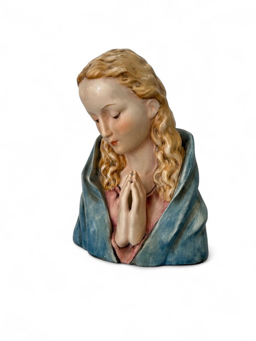 W Goebel Statue Vierge religieuse Marie Allemagne de l'Ouest