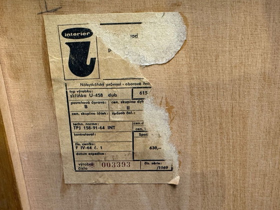 Image 1 of Buffet U-458, Tchécoslovaquie, années 1960 - Très bon état d'origine