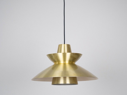 Danish vintage Navy pendant lamp by Jorn Utzon, Nordisk Solar, 1947