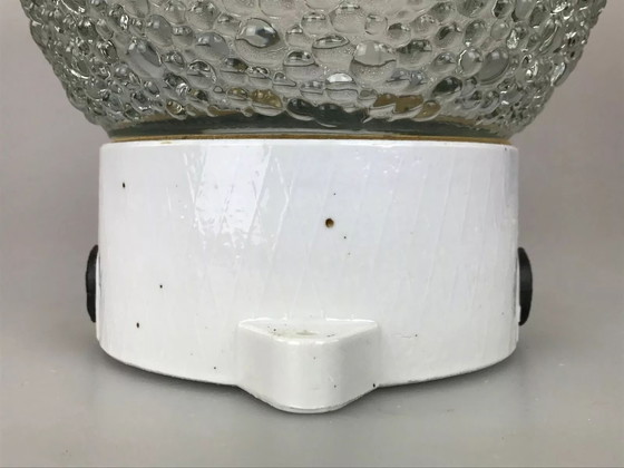 Image 1 of Lámpara de pared de los años 50 y 60, lámpara de sótano, diseño de cerámica y vidrio, años 50 y 60.