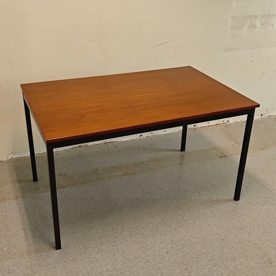 Image 1 of Vintage Gispen 3707 'Telescope' dining table