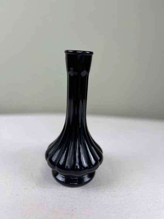 Black opaline soliflore – Vases, Barok (photo 5 of 5)