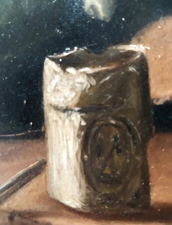 Image 1 of Old Oil Painting by Pehr Hilleström: Flute Player