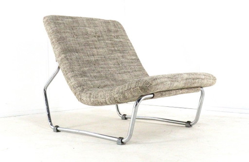 Vintage fauteuil 'Hierden' midcentury nieuwe gestoffeerd