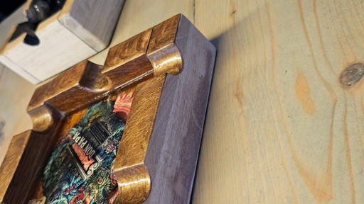 Handgefertigter Aschenbecher aus Eichenholz mit Epoxidharz – Individueller Zigarrenaschenbecher – Das perfekte Geschenk für die 