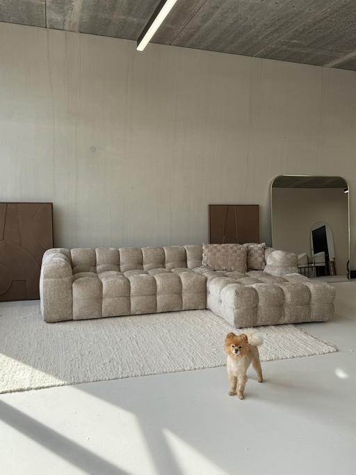 Canapé d'angle Japandi de luxe – Modèle d'exposition | Comme neuf | Modulaire et confortable