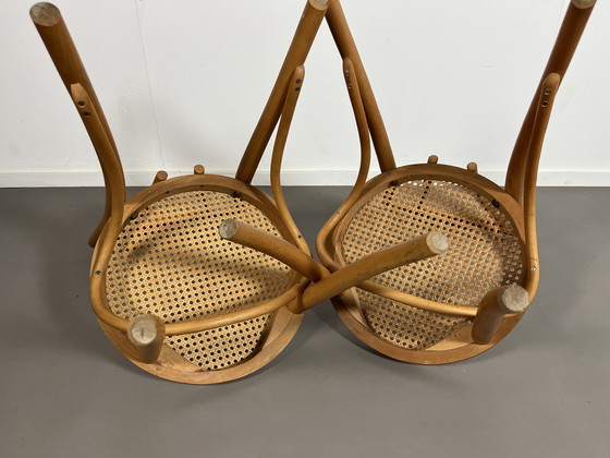 Image 1 of 2 sedie vintage Fameg Thonet in rattan