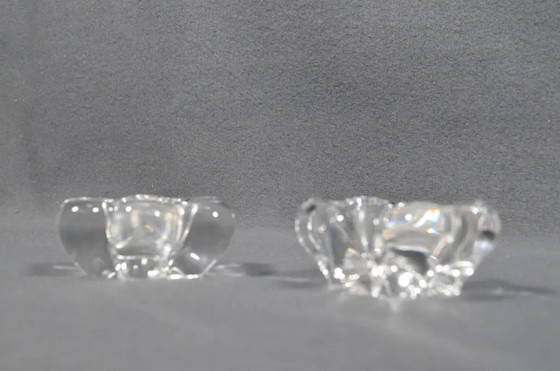 Daum, Francia, fine XX secolo - Coppia di saliere in cristallo Daum firmate – Accessori da tavola, Crystal (photo 5 of 12)