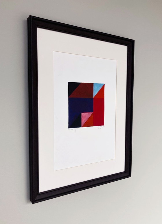 Geometric Composition 16-6 – Paintings & Drawings, Paper (photo 3 of 6)