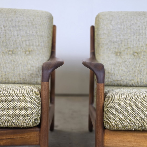 Image 1 of Vintage jaren 60 Deense relax fauteuils lounge stoelen , jaren 60 teak