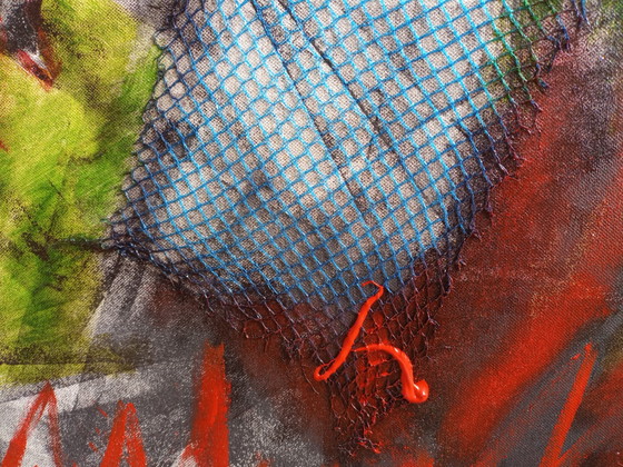 Image 1 of T. van Steenbergen Abstracto "Verde" 100 x 100 cm