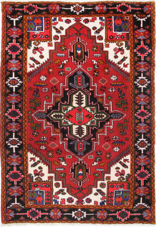 Original hand-knotted Persian carpet Heriz 308 x 210 cm