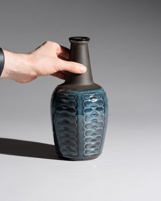 Image 1 of Jarrón de cerámica Søholm Studio Einar Johansen Dinamarca años 60 Modelo 3329