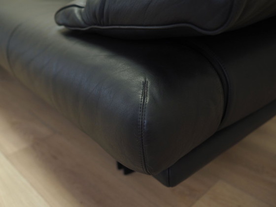 Image 1 of Leather sofa Alanda, Italian design, 1980s, manufacturer: B&B Italia, designer: Paolo Piva