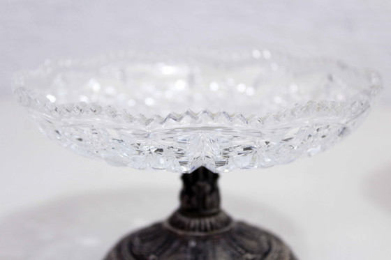 Image 1 of Pair of Art Nouveau Crystal Cups