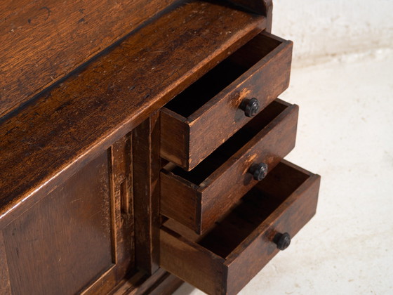 Ancien bureau japonais à abattant – Période Taishō, Japon, circa 1920 – Bureaux, Iron (photo 33 of 40)