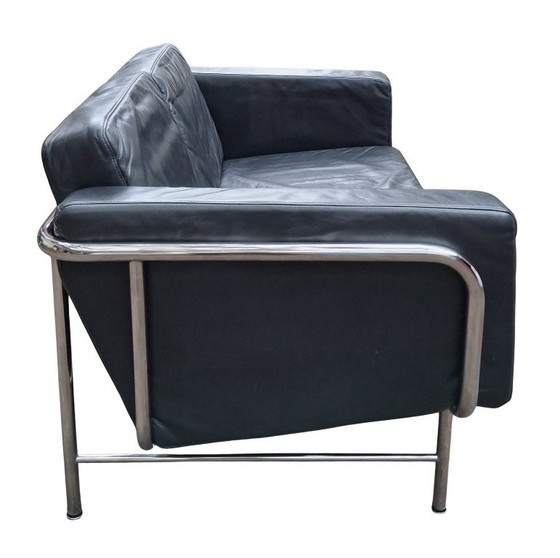 Canapé Design Vintage 1963 Hans Eichenberger Pour Strässle – Canapé Cuir 2 Places En Très Bon État (photo 7 of 12)