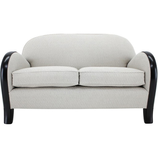 Vintage-Sofa aus synthetischem Stoff, Italien 1940