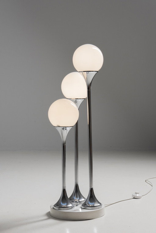 70'S Italian Floor Lamp In The Style Of Goffredo Reggiani