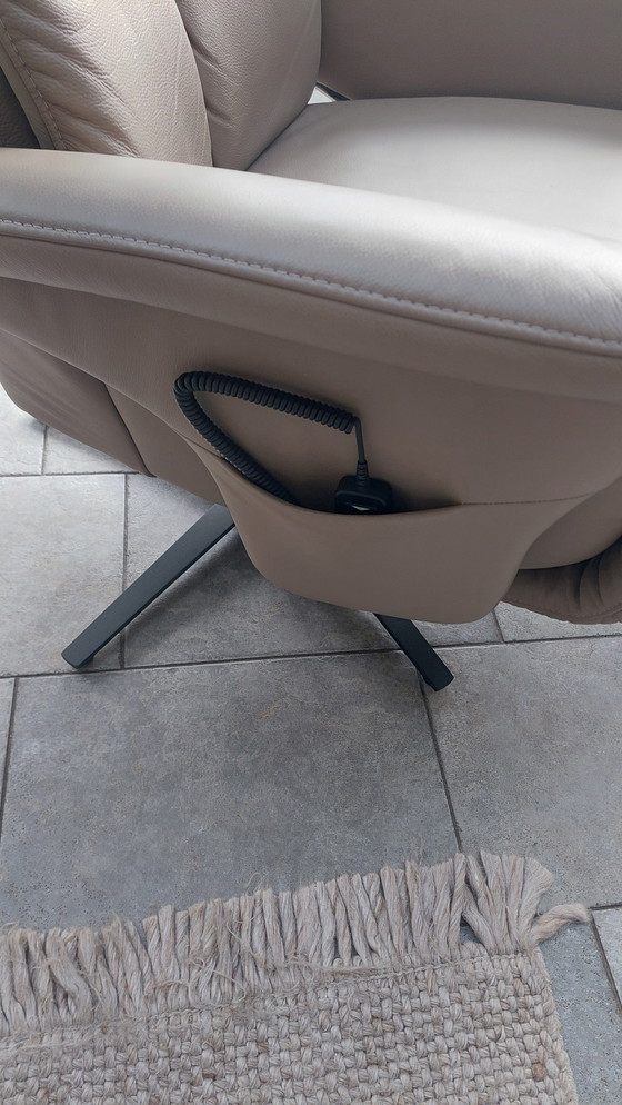 Image 1 of Luxury electrically operated leather recliner with lift function