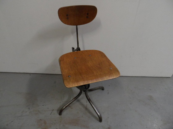 Image 1 of Chaise de bureau vintage 1950's