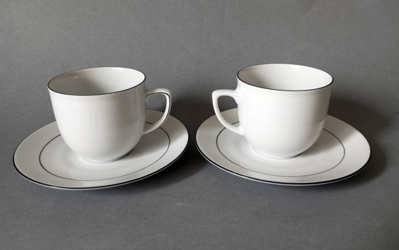 Image 1 of Zeldzaam theeservies in space-age/modernistische stijl van Winterling, Beieren, Duitsland, 1980.