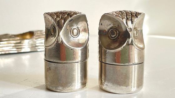 Image 1 of Service M.H. SEL POIVRE Metal Argenté VINTAGE