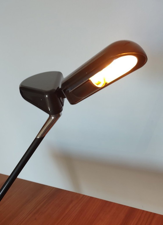 Image 1 of Iconic "Ring" (A400) Table Lamp by Bruno Gecchelin for Arteluce – Made in Italy, 1980s