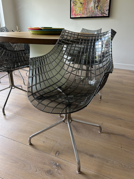 Design table by Moooi-Marcel Wanders and 6 Dríade chairs