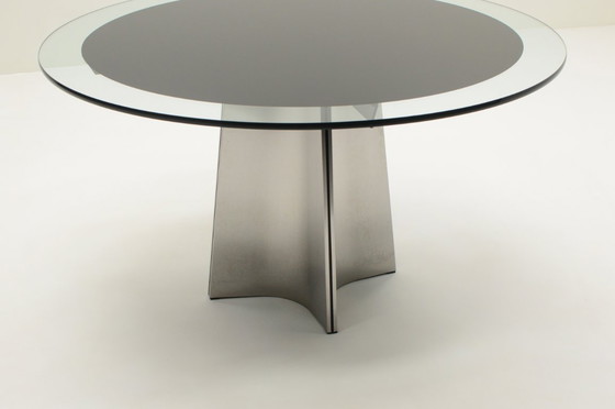 Image 1 of UFO dining table by Luigi Saccardo for Arrmet, 1970s Italy. 