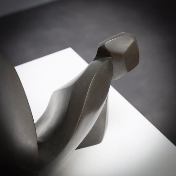 Image 1 of Abstract Bronze Female Sculpture by Francine Govers, 1990s