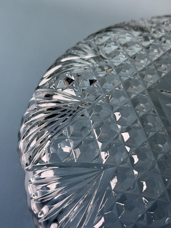 Image 1 of Verreries de Scailmont - Große Schale auf einem Fuß. Circa 1930er Jahre