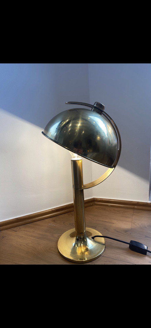 Florian Schulz desk lamp, brass, adjustable