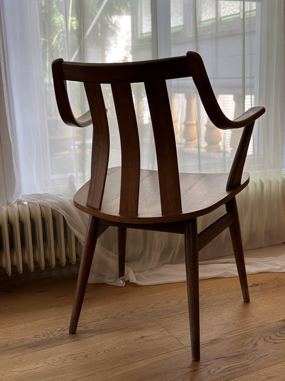 Image 1 of Set di quattro sedie da pranzo - Poltrona Pastoe Cees Braakman della metà del secolo