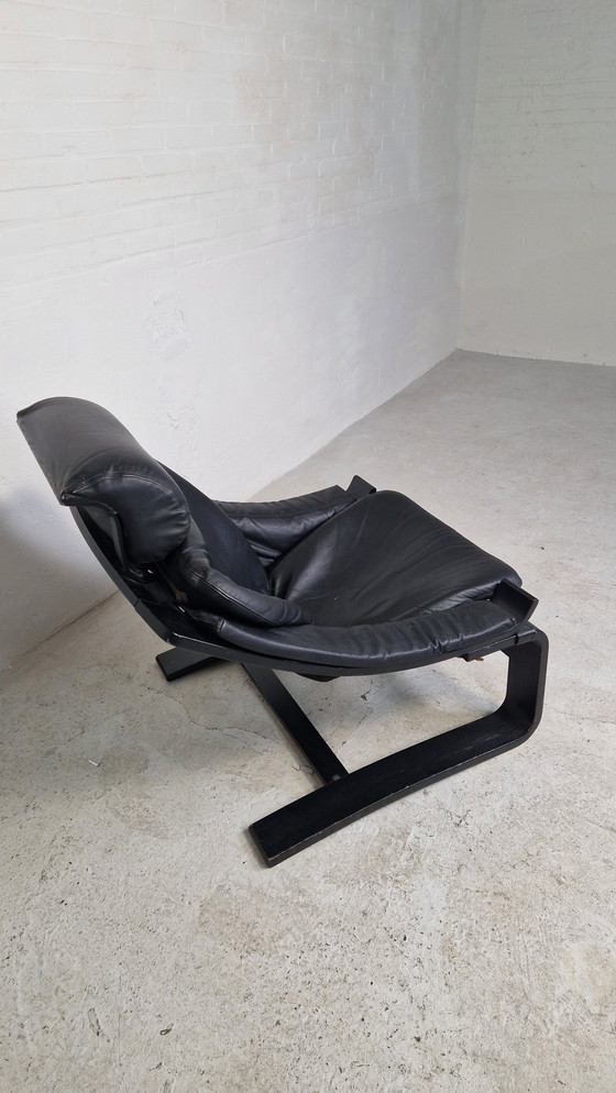 Image 1 of Fauteuil modèle "Kroken", design Ake Fribyter pour Nelo, 1970.