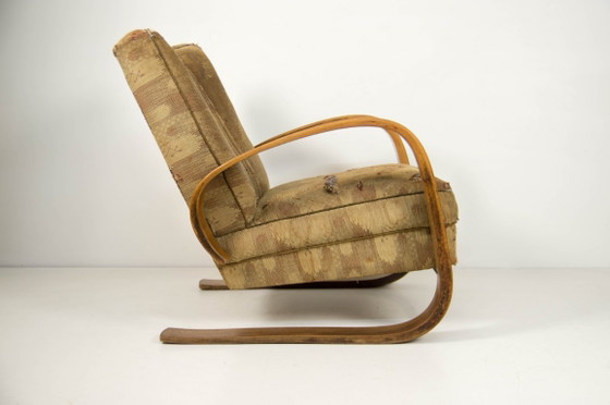 Image 1 of Poltrona Tank di Miroslav Navratil, in legno curvato laminato, anni '30.