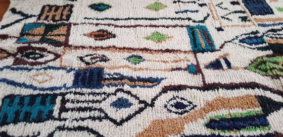 Image 1 of Handgeknoopt Berber kleed wol 247x154cm