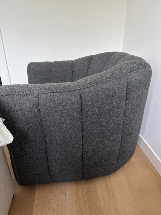 Poltrona Girevole St. Lewis, Bouclé, Beluga – Poltrone, Textile (photo 6 of 6)